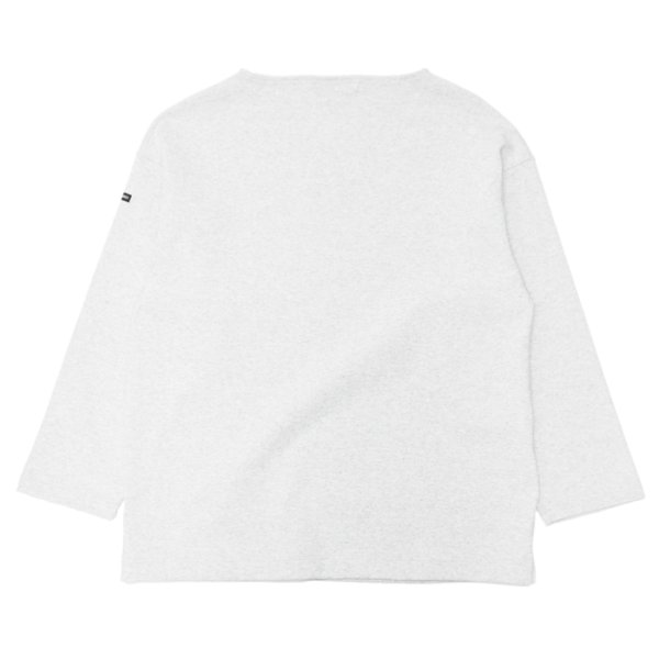 画像2: SAINT JAMES(セントジェームス)OUESSANT LOOSE(ウエッソン・ルーズ)"SOLID" / GRIS CL(霜降りペールグレー) (2)