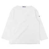 SAINT JAMES（セントジェームス）OUESSANT LOOSE（ウエッソン・ルーズ）"SOLID" / GRIS CL（霜降りペールグレー）