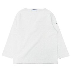 SAINT JAMES（セントジェームス）OUESSANT LOOSE（ウエッソン・ルーズ）"SOLID" / GRIS CL（霜降りペールグレー）