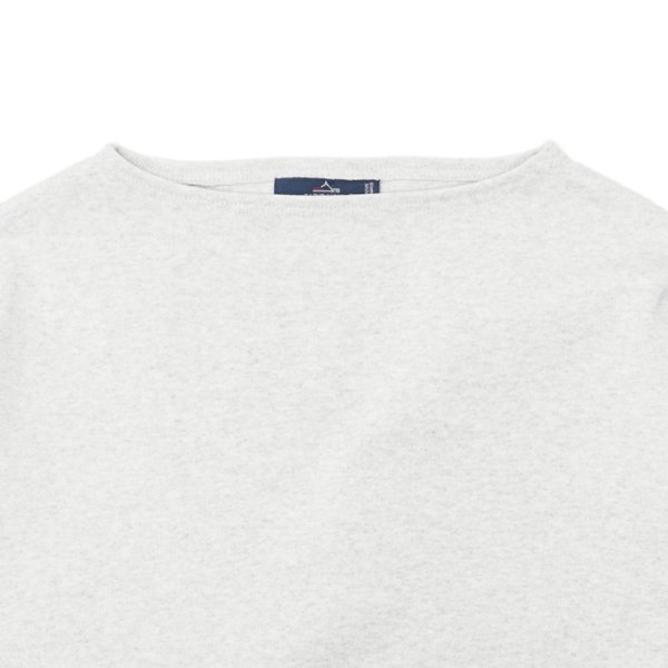 画像3: SAINT JAMES(セントジェームス)OUESSANT LOOSE(ウエッソン・ルーズ)"SOLID" / GRIS CL(霜降りペールグレー) (3)