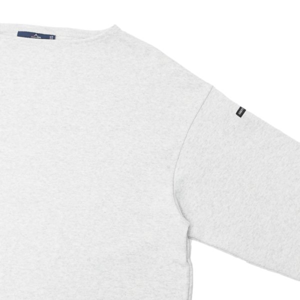 画像4: SAINT JAMES(セントジェームス)OUESSANT LOOSE(ウエッソン・ルーズ)"SOLID" / GRIS CL(霜降りペールグレー) (4)