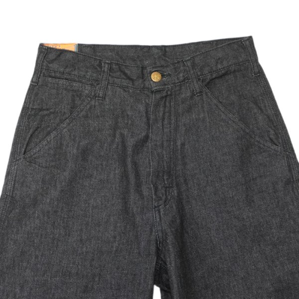 画像2: ＜40%OFF＞SMITH'S AMERICAN（スミスアメリカン）ORIGINAL SMITH'S 1975 Painter（オリジナルスミス 1975ペインター）"Made in Japan" / Black Denim（ブラックデニム） (2)