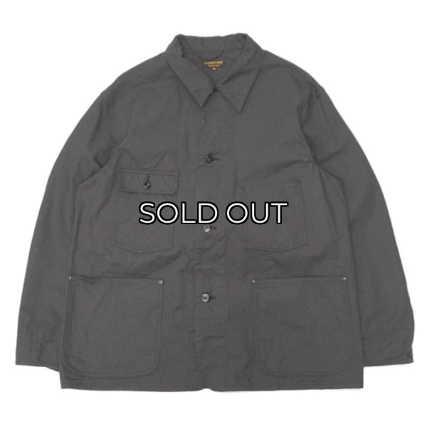 画像1: *A VONTADE（アボンタージ）C/H Coverall（コットンヘンプカバーオール）"Cotton Hemp Duck" / Ink Black（インクブラック） (1)