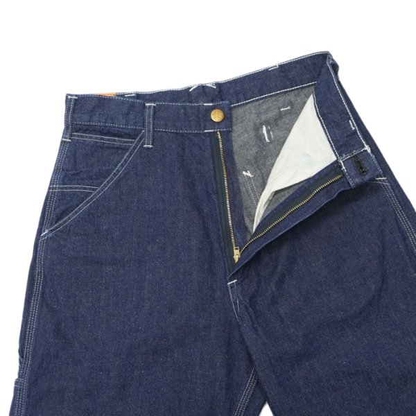 画像4: ＜30%OFF＞SMITH'S AMERICAN（スミスアメリカン）ORIGINAL SMITH'S 1975 Painter（オリジナルスミス 1975ペインター）"Made in Japan" / Indigo Denim（インディゴデニム）※Mサイズのみ (4)