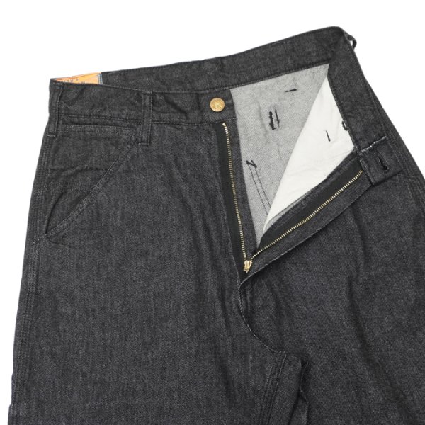 画像4: ＜40%OFF＞SMITH'S AMERICAN（スミスアメリカン）ORIGINAL SMITH'S 1975 Painter（オリジナルスミス 1975ペインター）"Made in Japan" / Black Denim（ブラックデニム） (4)