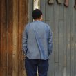 画像9: Post O'Alls（ポストオーバーオールズ）Band Collar Shirt（バンドカラーシャツ）"Classic Chambray" / Indigo（インディゴ） (9)