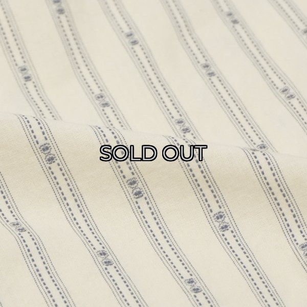 画像6: Post O'Alls（ポストオーバーオールズ）Band Collar Shirt（バンドカラーシャツ）"Stripe Shirting" / Natural（ナチュラル） (6)