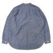 画像2: Post O'Alls（ポストオーバーオールズ）Band Collar Shirt（バンドカラーシャツ）"Classic Chambray" / Indigo（インディゴ） (2)