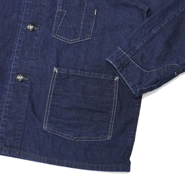 画像6: 【PointUp10%11/10迄】Post O'Alls(ポストオーバーオールズ)Sylvania(シルバニア)"8oz Denim" / Indigo Deep Wash(インディゴディープウォッシュ) (6)