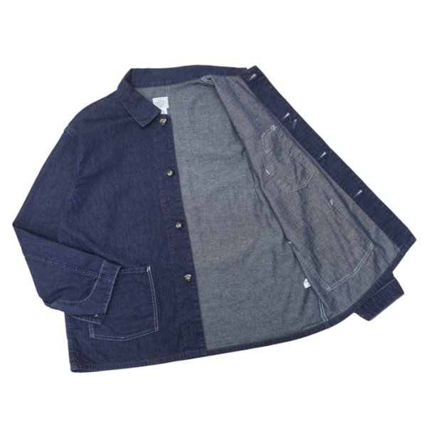 画像3: 【PointUp10%11/10迄】Post O'Alls(ポストオーバーオールズ)Sylvania(シルバニア)"8oz Denim" / Indigo Deep Wash(インディゴディープウォッシュ) (3)