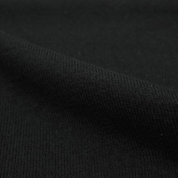 画像6: Yonetomi NEW BASIC（ヨネトミニューベーシック）WAVE COTTON KNIT PULLOVER（ウェーブコットンニットプルオーバー）/ Black（ブラック） (6)