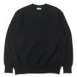 画像1: Yonetomi NEW BASIC（ヨネトミニューベーシック）WAVE COTTON KNIT PULLOVER（ウェーブコットンニットプルオーバー）/ Black（ブラック） (1)