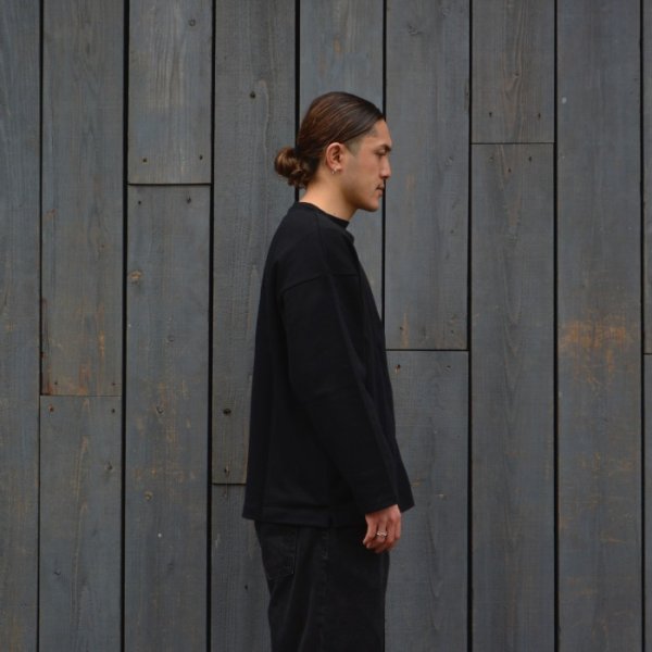 画像8: SAINT JAMES(セントジェームス)OUESSANT LOOSE(ウエッソン・ルーズ)"SOLID" / NAVY(ネイビー) (8)