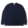 画像1: alvana（アルヴァナ）空紡 L/S TEE SHIRTS（空紡ロングスリーブTシャツ）/ Navy（ネイビー） (1)