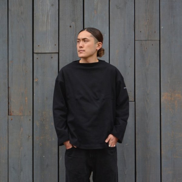 画像7: SAINT JAMES(セントジェームス)OUESSANT LOOSE(ウエッソン・ルーズ)"SOLID" / PIN(ダークグリーン) (7)