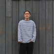 画像7: SAINT JAMES（セントジェームス）OUESSANT LOOSE（ウエッソン・ルーズ）/GRIS CL×NOIR（霜降りペールグレー×ブラック） (7)