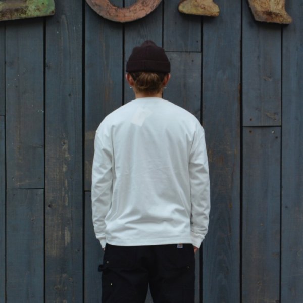 画像9: alvana(アルヴァナ)空紡 L/S TEE SHIRTS(空紡ロングスリーブTシャツ)/ Navy(ネイビー) (9)