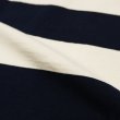 画像6: BARBARIAN（バーバリアン）カジュアルラガーシャツショートスリーブ ”TWO COLOUR STRIPES" / Navy×Ivory（ネイビー×アイボリー） (6)