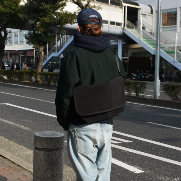 画像12: STANDARD SUPPLY(スタンダードサプライ)FLAP MESSENGER(フラップメッセンジャー)60/40 "SIMPLI CITY" / Black(ブラック) (12)
