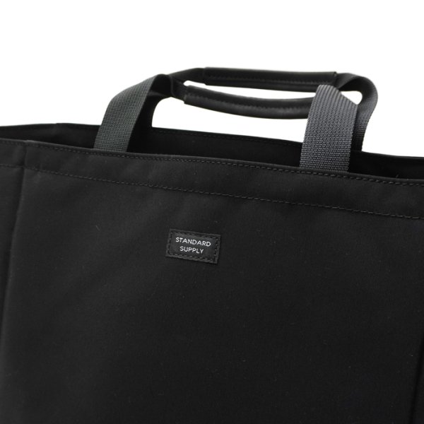 画像5: STANDARD SUPPLY(スタンダードサプライ)B TOTE S(B トート・S)60/40 "SIMPLI CITY"/ Black(ブラック) (5)