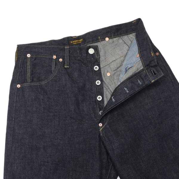 画像5: *A VONTADE(アボンタージ)Coal Mine Jeans -One Washed-(コールマインジーンズ・ワンウォッシュ)”13.5oz Original Selvedge Denim" / Indigo(インディゴ)【裾上げ無料】 (5)