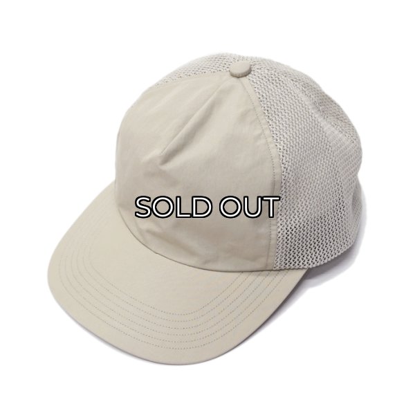 画像1: KAPTAIN SUNSHINE（キャプテンサンシャイン）Washi Mesh BB Cap（和紙メッシュベースボールキャップ）"Made by  KIJIMA TAKAYUKI" / Beige（ベージュ） (1)
