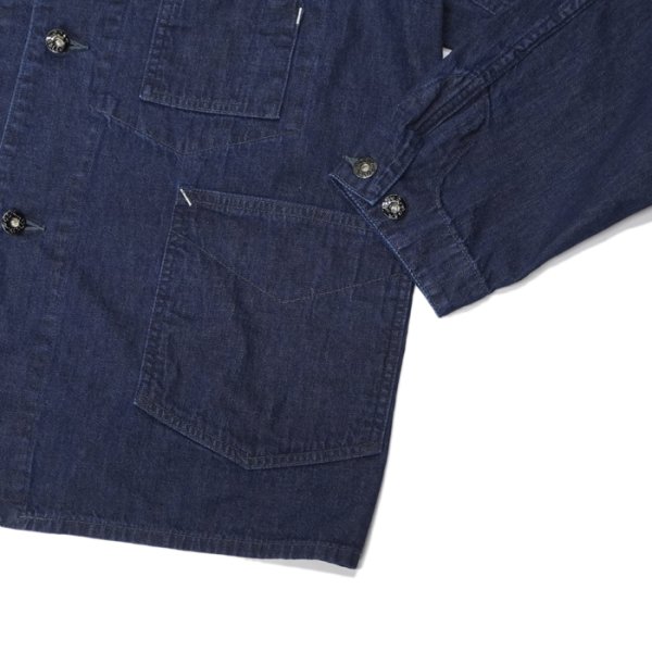 画像7: 【PointUp10%11/10迄】Post O'Alls（ポストオーバーオールズ）De Luxe Railroader（デラックス・レイルローダー）"8oz Denim Deep Wash" / Indigo（インディゴ） (7)
