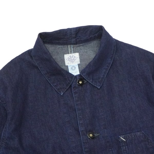 画像5: 【PointUp10%11/10迄】Post O'Alls（ポストオーバーオールズ）De Luxe Railroader（デラックス・レイルローダー）"8oz Denim Deep Wash" / Indigo（インディゴ） (5)