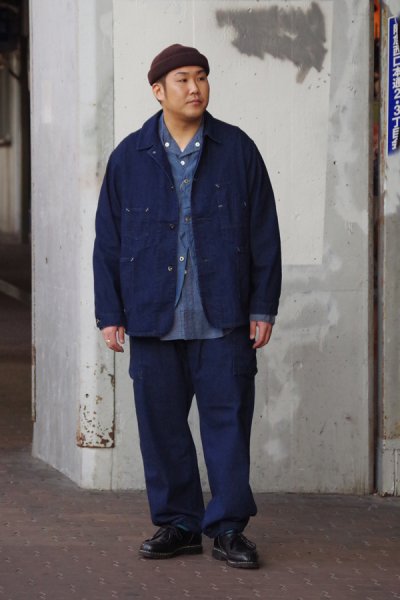画像10: 【PointUp10%11/10迄】Post O'Alls（ポストオーバーオールズ）De Luxe Railroader（デラックス・レイルローダー）"8oz Denim Deep Wash" / Indigo（インディゴ） (10)