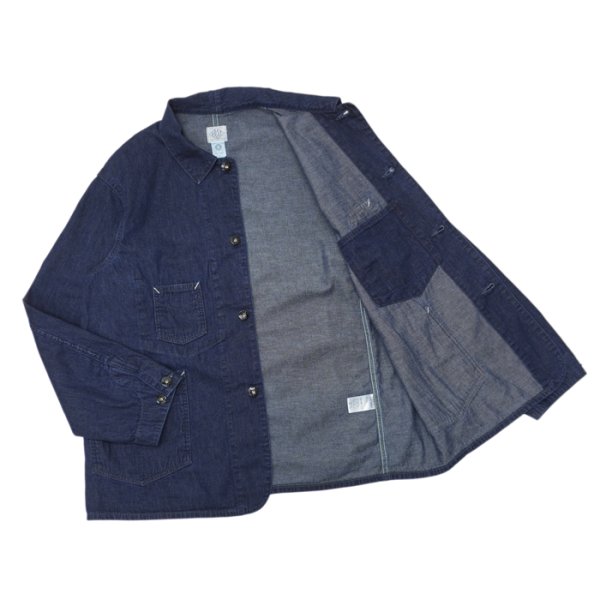 画像3: 【PointUp10%11/10迄】Post O'Alls（ポストオーバーオールズ）De Luxe Railroader（デラックス・レイルローダー）"8oz Denim Deep Wash" / Indigo（インディゴ） (3)