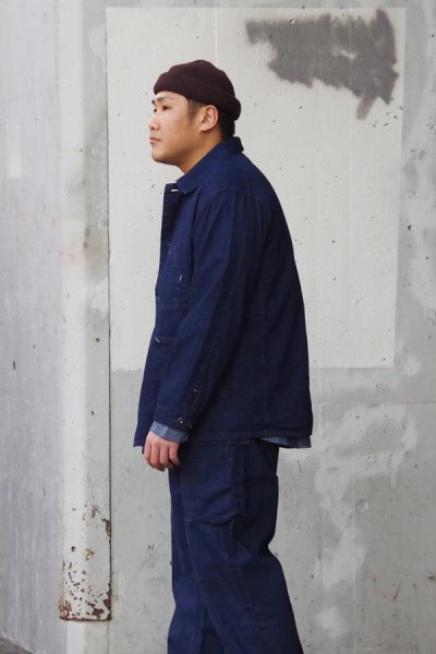 画像11: 【PointUp10%11/10迄】Post O'Alls（ポストオーバーオールズ）De Luxe Railroader（デラックス・レイルローダー）"8oz Denim Deep Wash" / Indigo（インディゴ） (11)