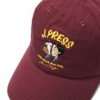 画像4: J.PRESS（J.プレス）J.PRESS BOY'S CAP（ジェープレス ボーイズキャップ）"by Aaron Chang" / BORDEAUX（ボルドー） (4)