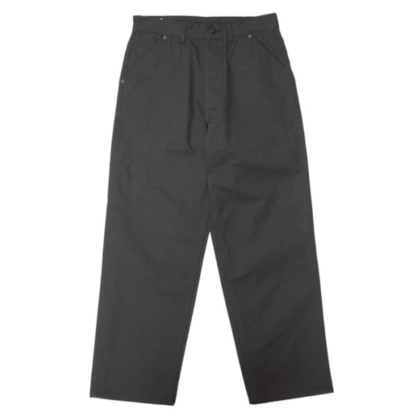 画像2: *A VONTADE（アボンタージ）C/H Painter Pants（コットンヘンプペインターパンツ）”Cotton Hemp Duck" / INK Black（インクブラック） (2)