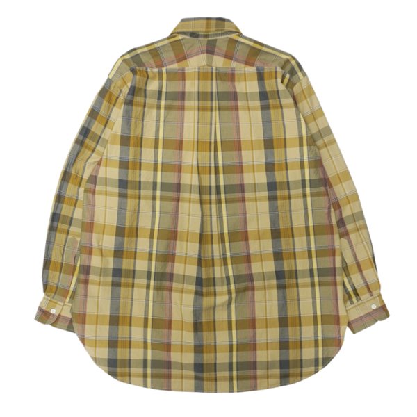 画像2: 【PointUp10%11/10迄】ENGINEERED GARMENTS(エンジニアードガーメンツ)19 Century BD Shirt (19 センチュリーボタンダウンシャツ)"Madras Print"/ Olive(オリーブ) (2)