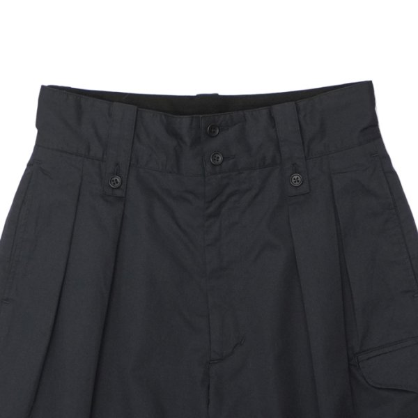 画像2: 【PointUp10%11/10迄】ENGINEERED GARMENTS(エンジニアードガーメンツ)Gurkha Short(グルカショーツ)"Hight Count Twill" / Dk,Navy(ダークネイビー) (2)