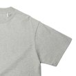 画像4: KAPTAIN SUNSHINE（キャプテンサンシャイン）Suvin Supima Tube Short Sleeve Tee Heavy（スビンスーピマチューブショートスリーブヘビーTシャツ）”SUVIN SUPIMA TUBE JERSEY HEAVY" / Heather Grey（ヘザーグレー） (4)