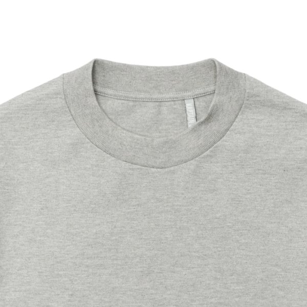 画像3: 【PointUp10%11/10迄】KAPTAIN SUNSHINE(キャプテンサンシャイン)Suvin Supima Tube Short Sleeve Tee Heavy(スビンスーピマチューブショートスリーブヘビーTシャツ)”SUVIN SUPIMA TUBE JERSEY HEAVY" / Heather Grey(ヘザーグレー) (3)