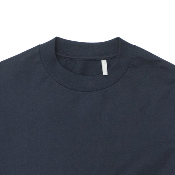 画像3: 【PointUp10%11/10迄】KAPTAIN SUNSHINE(キャプテンサンシャイン)Suvin Supima Tube Short Sleeve Tee Heavy(スビンスーピマチューブショートスリーブヘビーTシャツ)”SUVIN SUPIMA TUBE JERSEY HEAVY" / Steel Navy(スティールネイビー) (3)