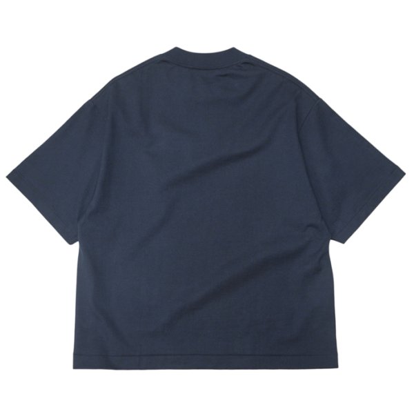 画像2: 【PointUp10%11/10迄】KAPTAIN SUNSHINE(キャプテンサンシャイン)Suvin Supima Tube Short Sleeve Tee Heavy(スビンスーピマチューブショートスリーブヘビーTシャツ)”SUVIN SUPIMA TUBE JERSEY HEAVY" / Steel Navy(スティールネイビー) (2)
