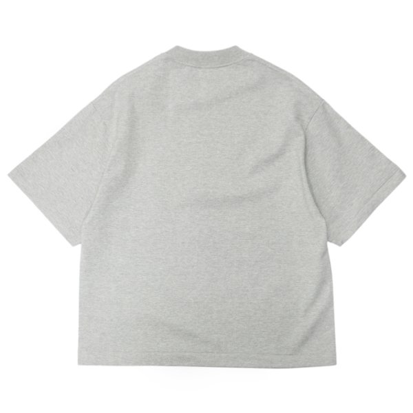 画像2: 【PointUp10%11/10迄】KAPTAIN SUNSHINE(キャプテンサンシャイン)Suvin Supima Tube Short Sleeve Tee Heavy(スビンスーピマチューブショートスリーブヘビーTシャツ)”SUVIN SUPIMA TUBE JERSEY HEAVY" / Heather Grey(ヘザーグレー) (2)