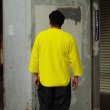 画像9: blurhms ROOTSTOCK（ブラームスルーツストック）Rough&Smooth Thermal Baseball Tee（ラフ&スムースサーマルベースボールTシャツ）/ Yeloow（イエロー） (9)