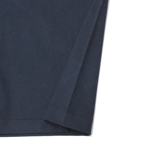 画像5: 【PointUp10%11/10迄】KAPTAIN SUNSHINE(キャプテンサンシャイン)Suvin Supima Tube Short Sleeve Tee Heavy(スビンスーピマチューブショートスリーブヘビーTシャツ)”SUVIN SUPIMA TUBE JERSEY HEAVY" / Steel Navy(スティールネイビー) (5)