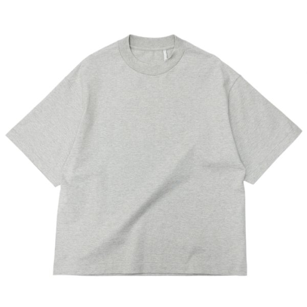 画像1: KAPTAIN SUNSHINE（キャプテンサンシャイン）Suvin Supima Tube Short Sleeve Tee Heavy（スビンスーピマチューブショートスリーブヘビーTシャツ）”SUVIN SUPIMA TUBE JERSEY HEAVY" / Heather Grey（ヘザーグレー） (1)