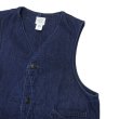 画像4: Post O'Alls（ポストオーバーオールズ）DEE Vest 2（ディー・ベスト 2）"8oz Denim Indigo Deep Wash" / Indigo（インディゴ） (4)