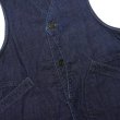 画像6: Post O'Alls（ポストオーバーオールズ）DEE Vest 2（ディー・ベスト 2）"8oz Denim Indigo Deep Wash" / Indigo（インディゴ） (6)