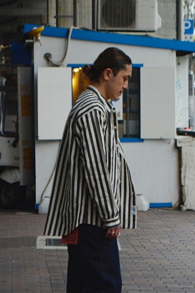 画像8: *A VONTADE(アボンタージ)Gardener Apron Shirts(ガーデナーエプロンシャツ)/ Natural Navy(ナチュラルネイビー) (8)