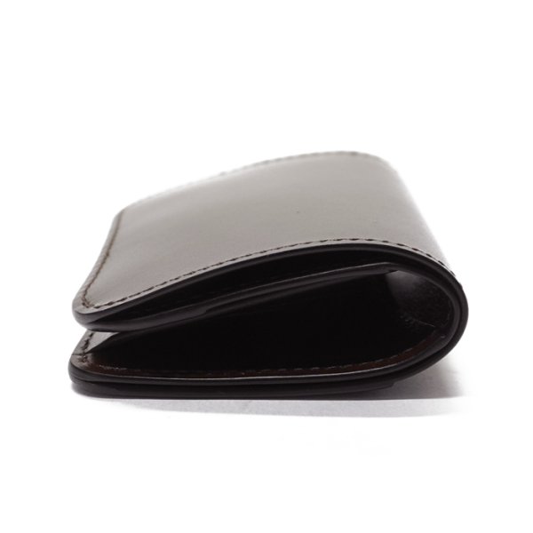 画像4: WILD SWANS(ワイルドスワンズ)PALM-V2(パームV2)コンパクトウォレット"サドルプルアップ"/Choco(チョコ) (4)