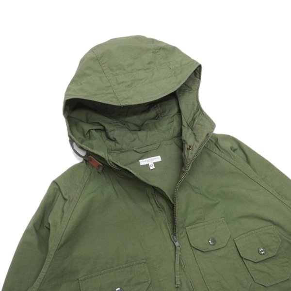 画像5: 【PointUp10%11/10迄】ENGINEERED GARMENTS(エンジニアードガーメンツ)Atlantic Parka(アトランティックパーカ)"Cotton Rip Stop" / Olive(オリーブ) (5)