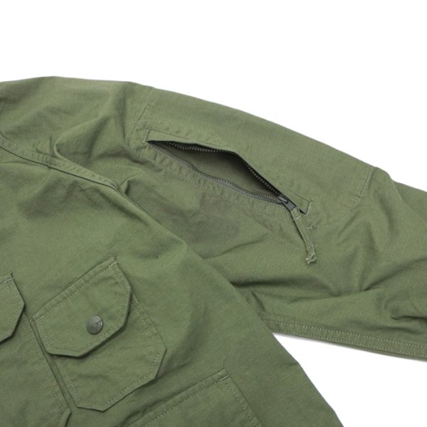 画像8: 【PointUp10%11/10迄】ENGINEERED GARMENTS(エンジニアードガーメンツ)Atlantic Parka(アトランティックパーカ)"Cotton Rip Stop" / Olive(オリーブ) (8)