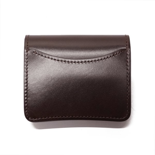 画像2: WILD SWANS(ワイルドスワンズ)PALM-V2(パームV2)コンパクトウォレット"サドルプルアップ"/Choco(チョコ) (2)